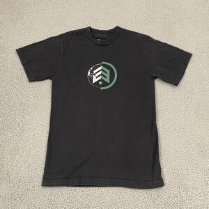 VTG Analog Burton Shirt Men S Black Skater Snowboarding Grunge Y2K Short Sleeve